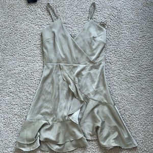 White fox dress • M